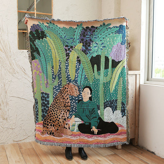 Wild Companion Jungle Blanket