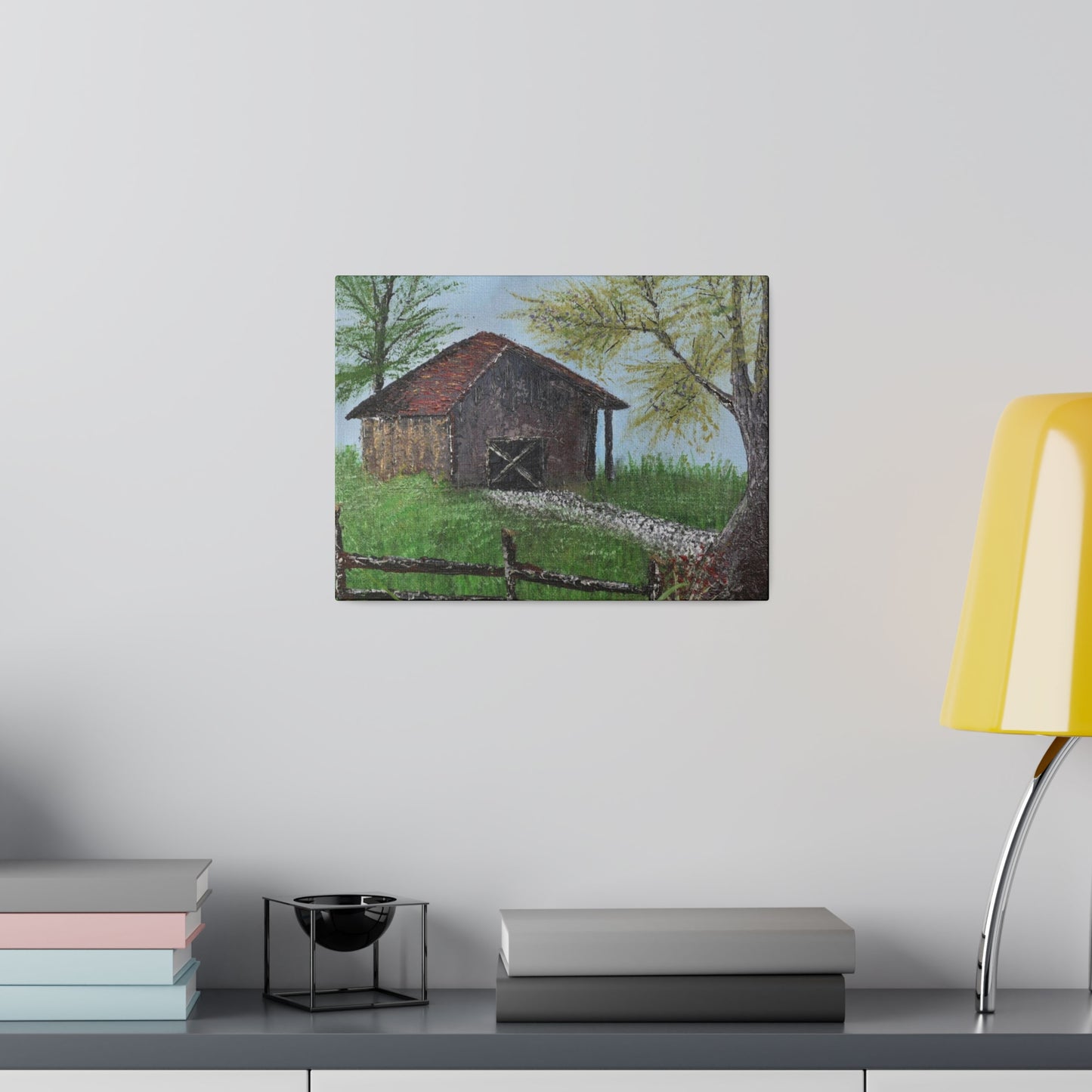 Ole Barn, Matte Canvas, Stretched, 0.75"