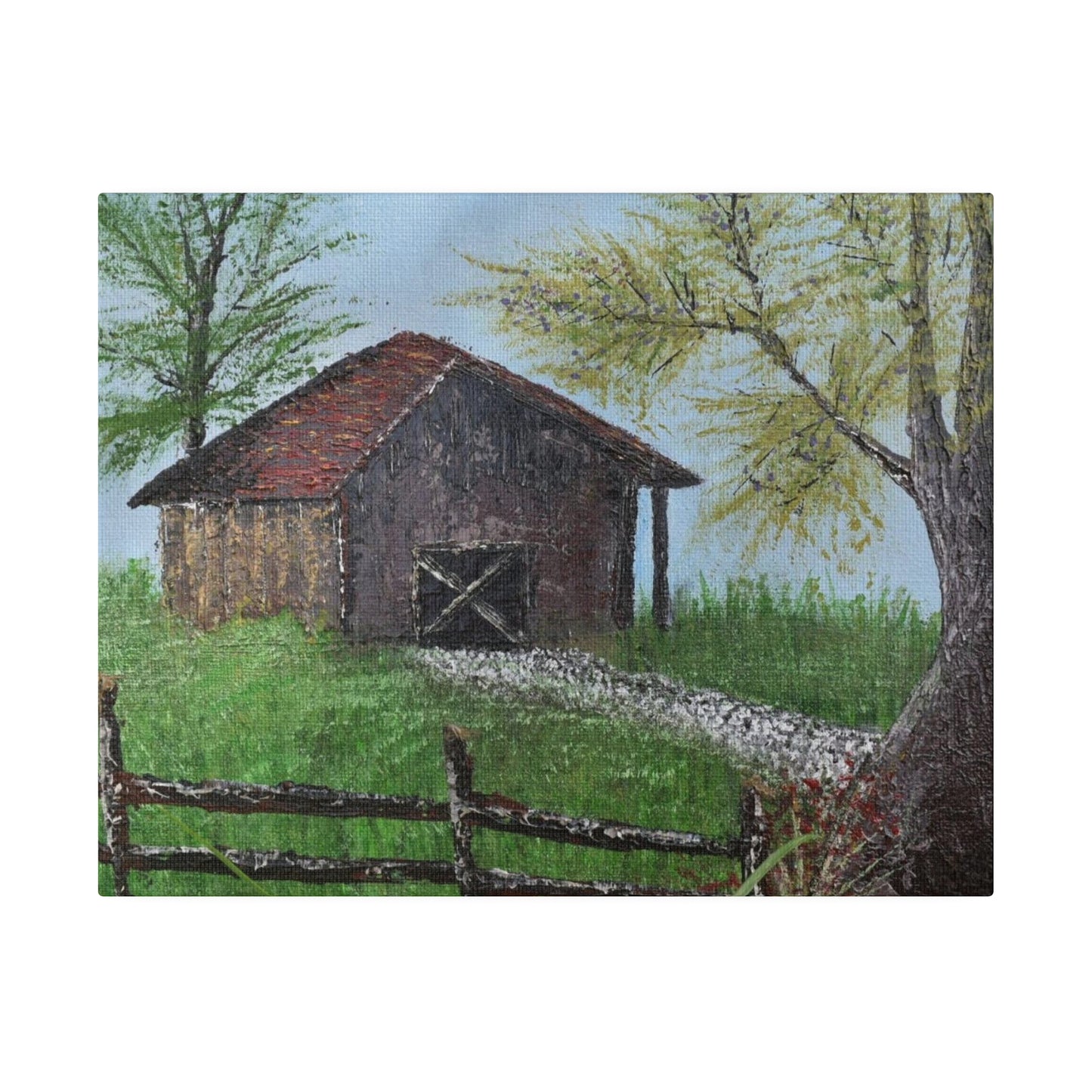 Ole Barn, Matte Canvas, Stretched, 0.75"