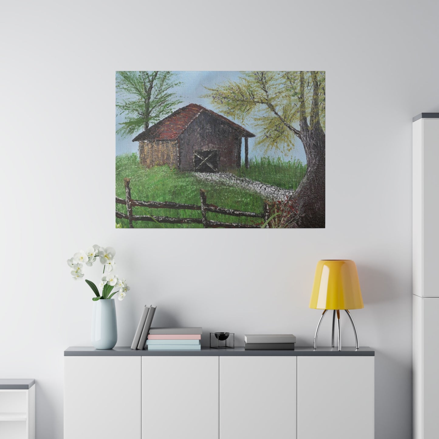 Ole Barn, Matte Canvas, Stretched, 0.75"