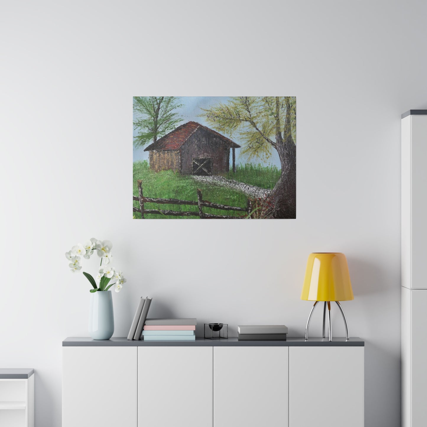 Ole Barn, Matte Canvas, Stretched, 0.75"