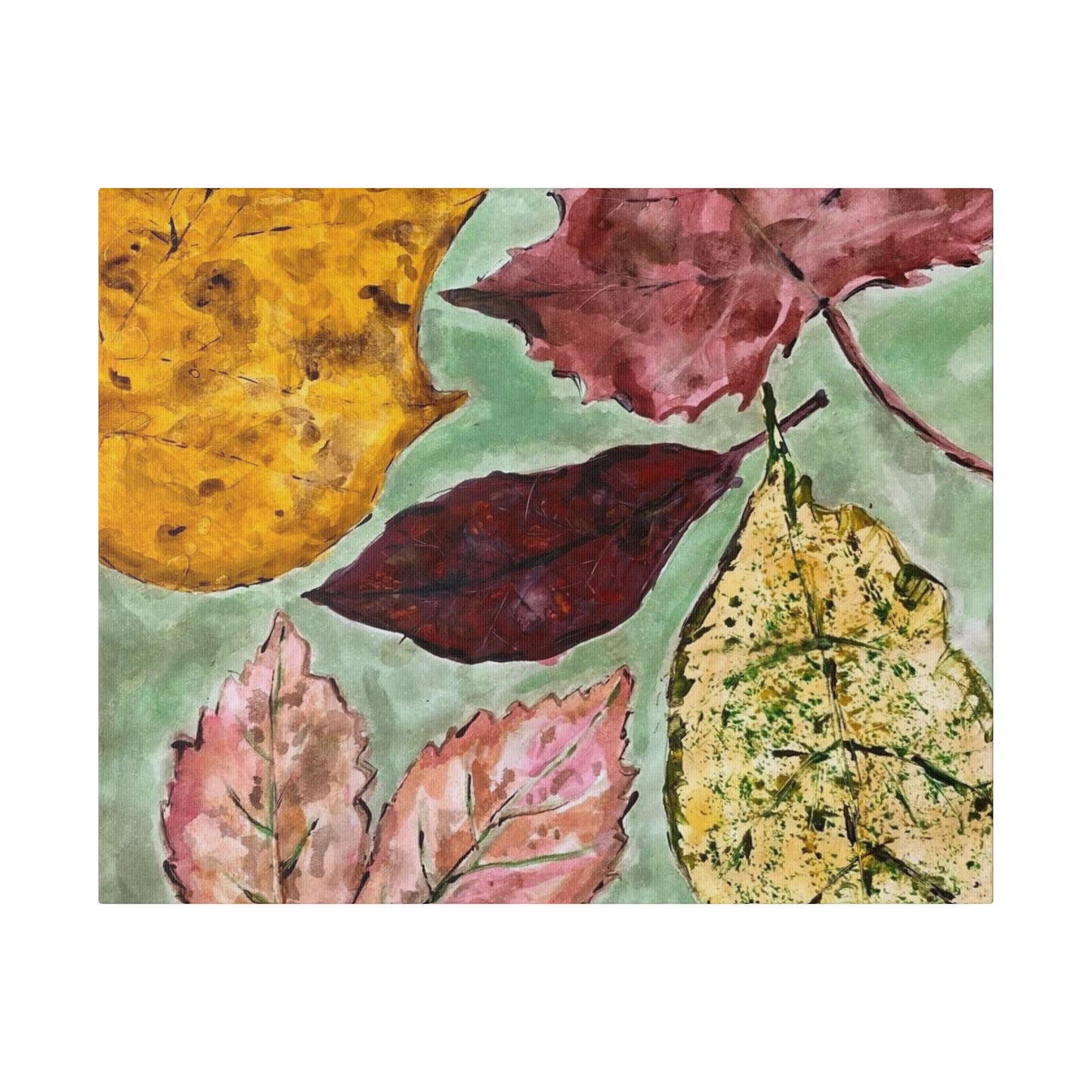 Fall Leaves, Matte Canvas, Stretched, 0.75"