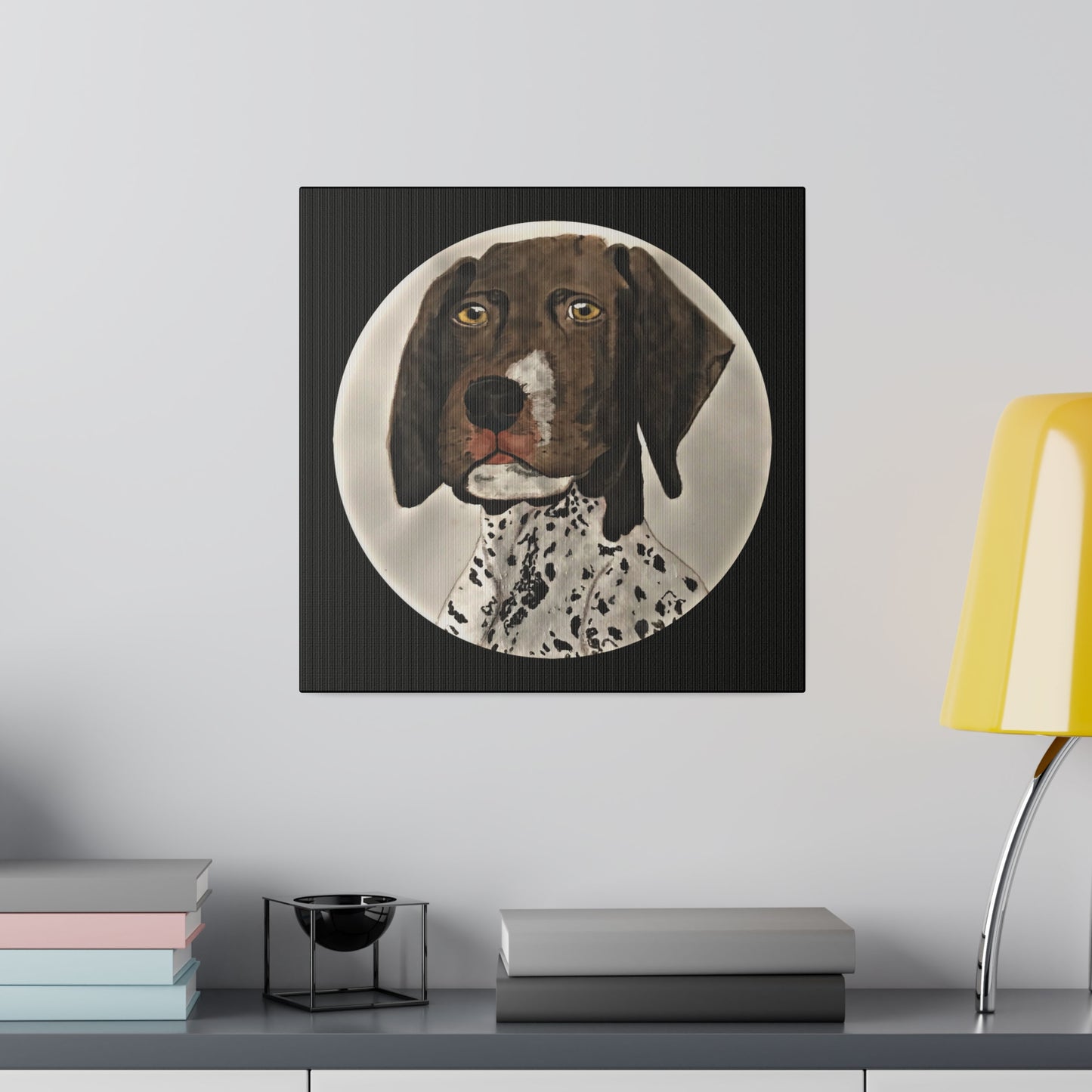 German Shorthaired Pointer, Matte Canvas, Stretched, 0.75"