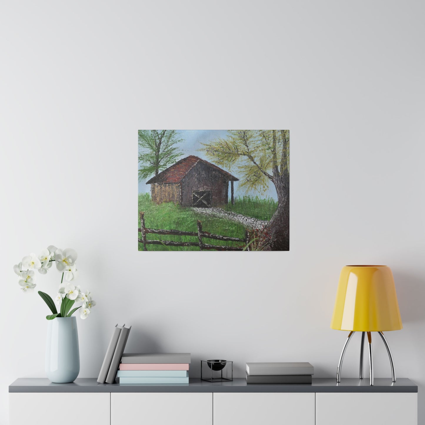 Ole Barn, Matte Canvas, Stretched, 0.75"