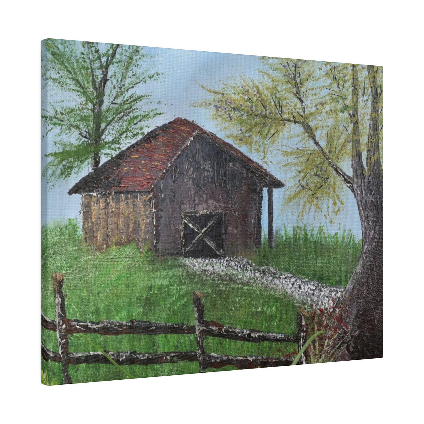 Ole Barn, Matte Canvas, Stretched, 0.75"