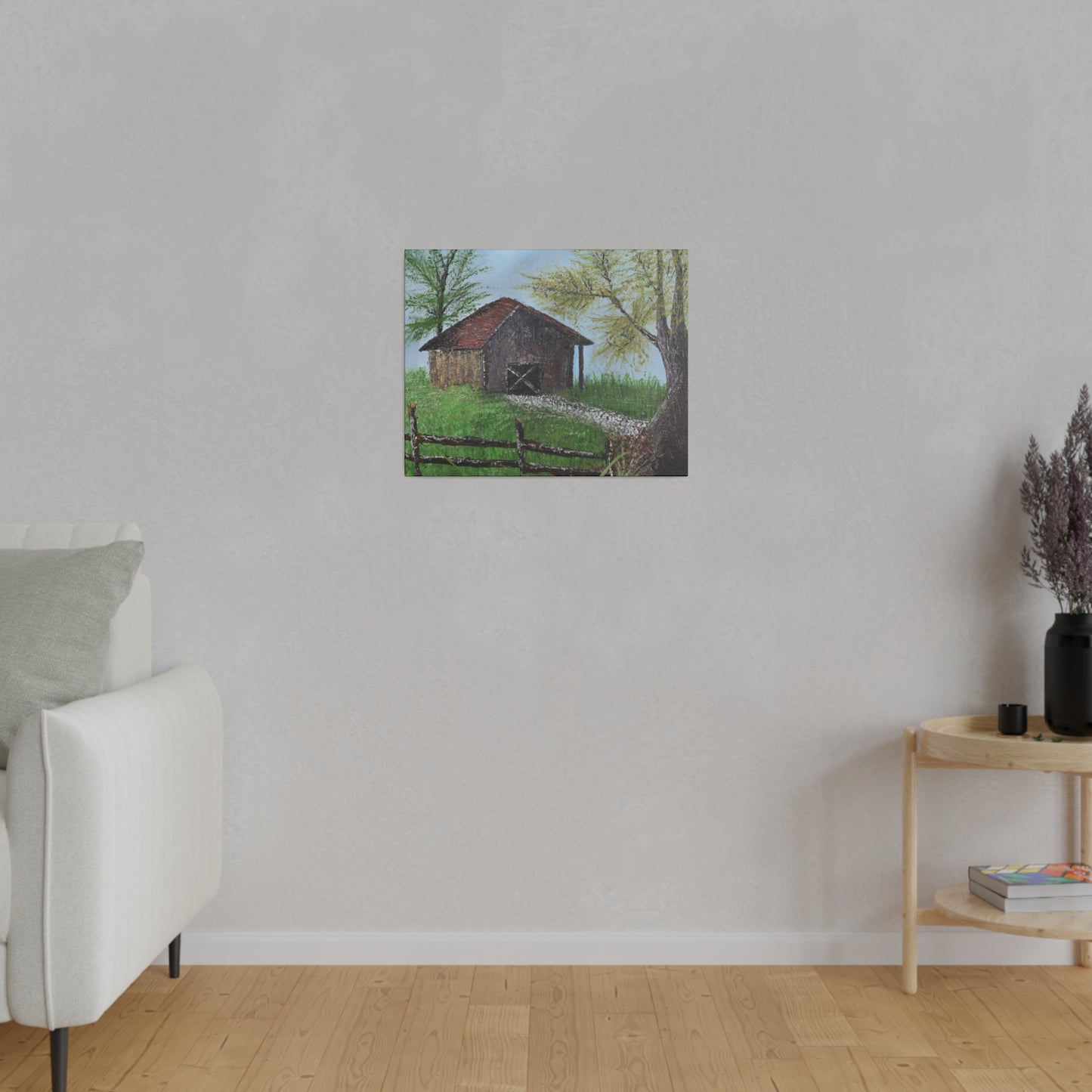 Ole Barn, Matte Canvas, Stretched, 0.75"