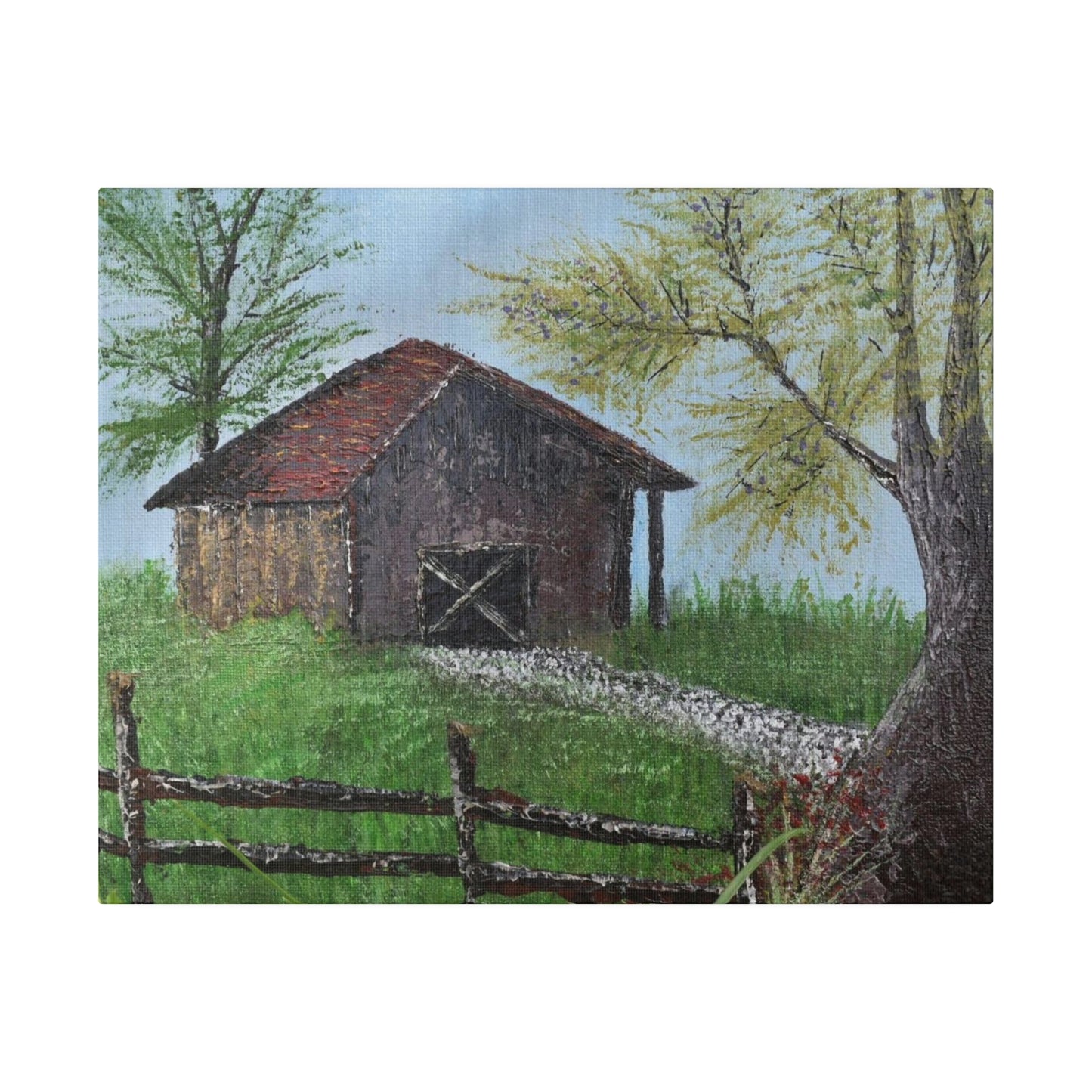 Ole Barn, Matte Canvas, Stretched, 0.75"