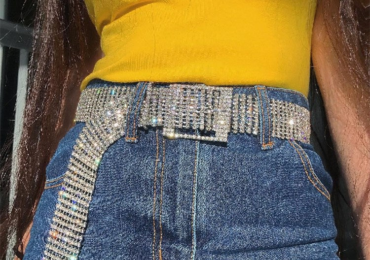 Diamonds Are A Girl's Best Friend Belt