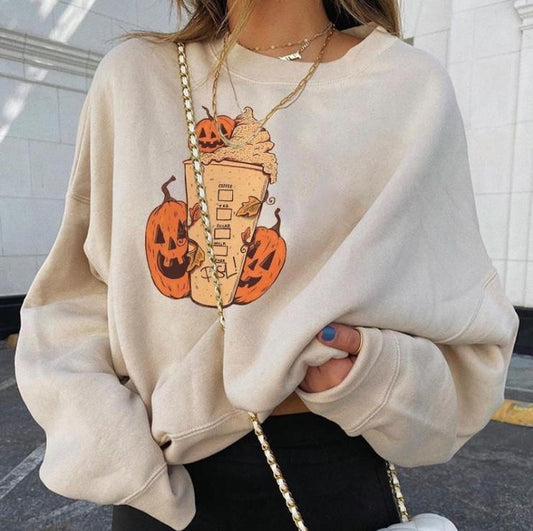 Pumpkin Spice Jack-O-Lantern Sweatshirt