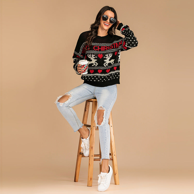 Merry Christmas Reindeer Sweater