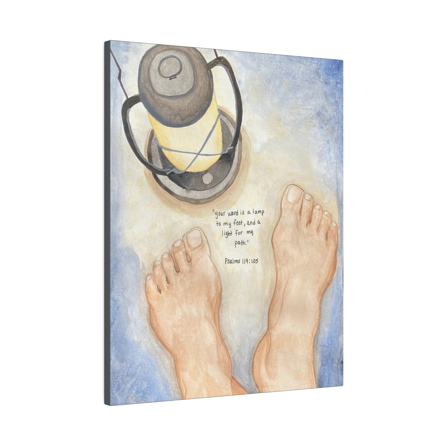 Lamp Unto My Feet, Matte Canvas, Stretched, 0.75"