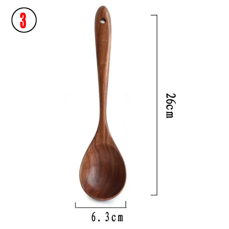 Teak Wood Kitchen Cooking Utensils