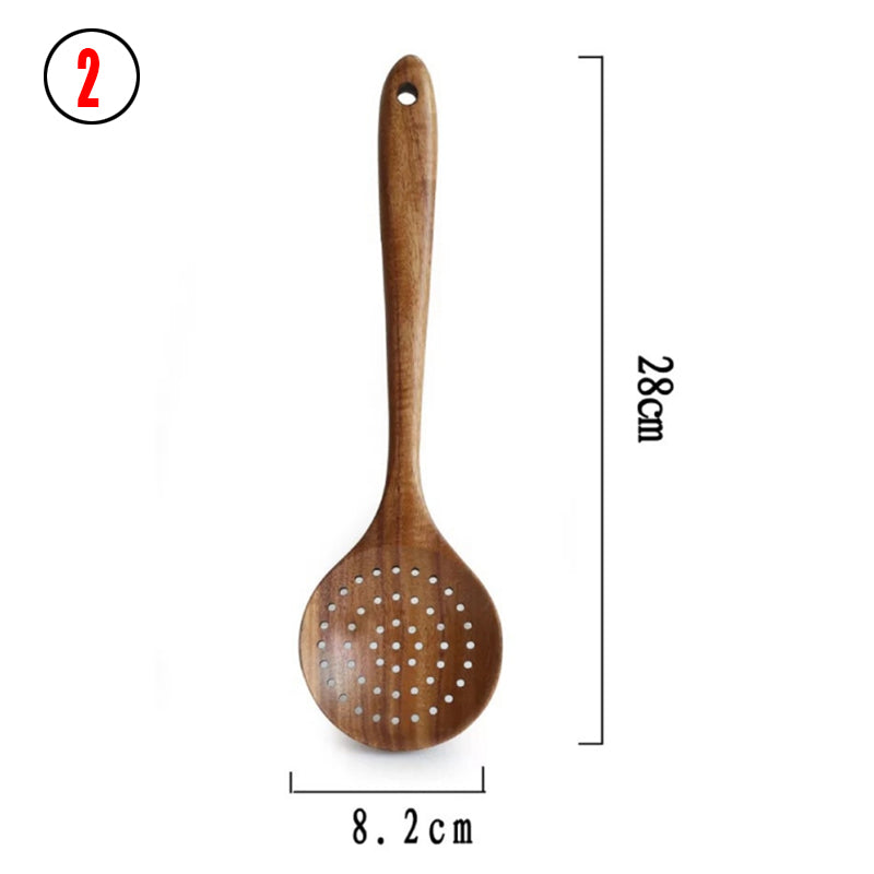 Teak Wood Kitchen Cooking Utensils