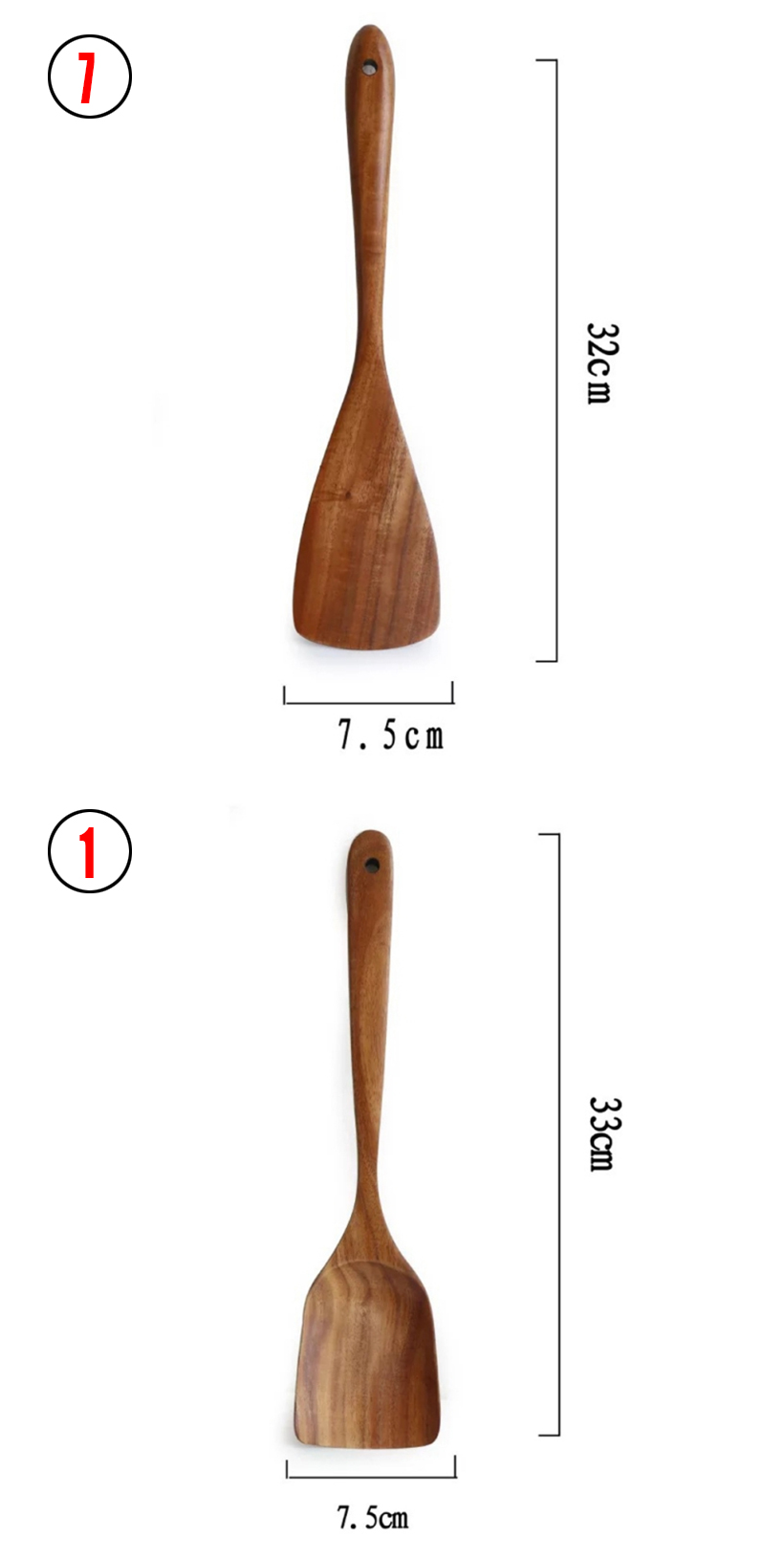 Teak Wood Kitchen Cooking Utensils