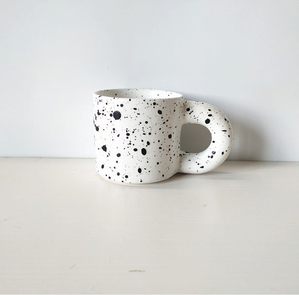 Ceramic Nordic Ink Splatter Mug