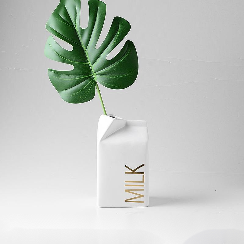 Nordic Milk and Cream Ceramic Vase