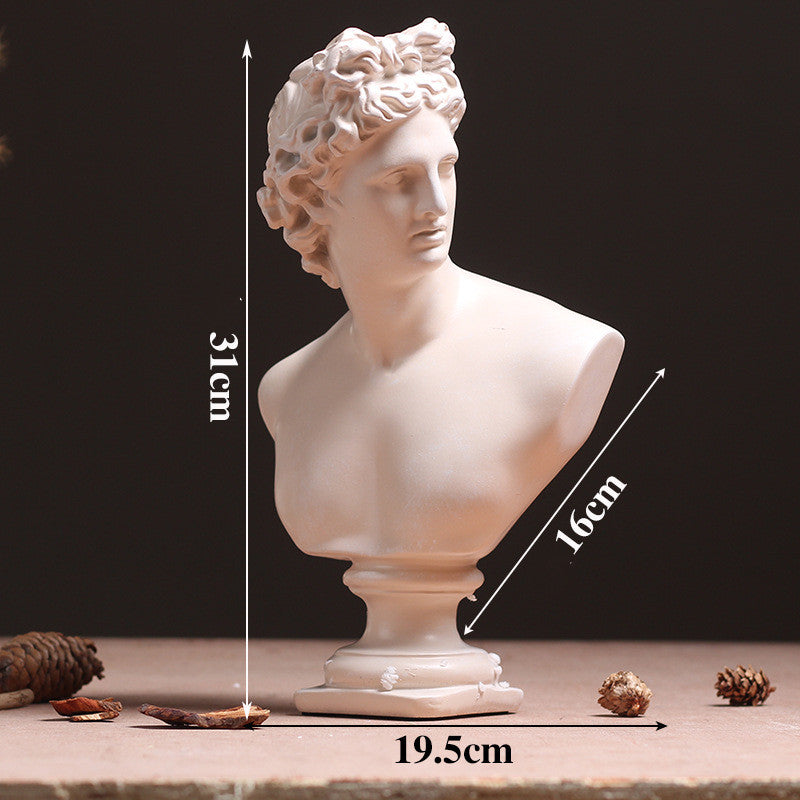 Elegant Grecian Sculpture Bust