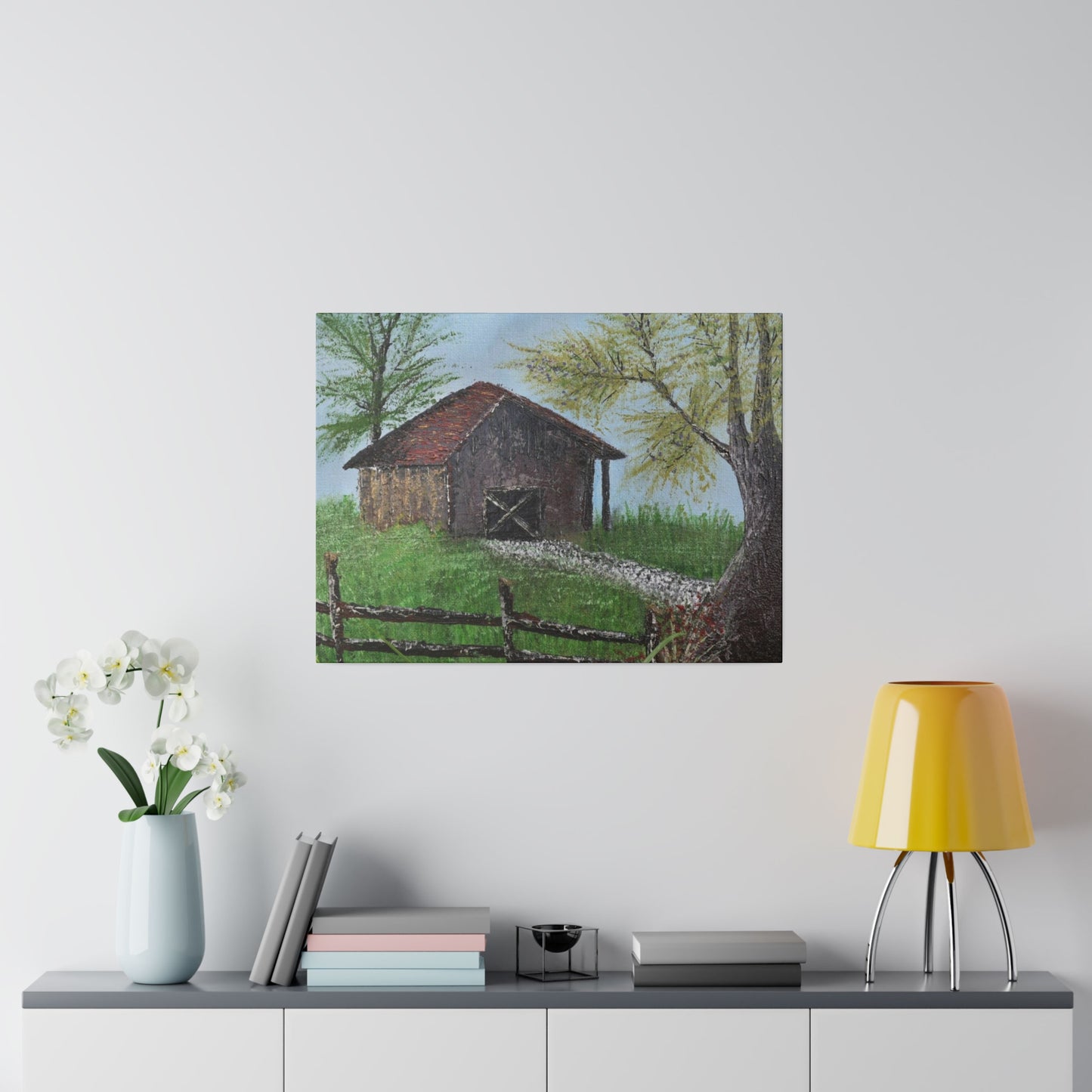 Ole Barn, Matte Canvas, Stretched, 0.75"