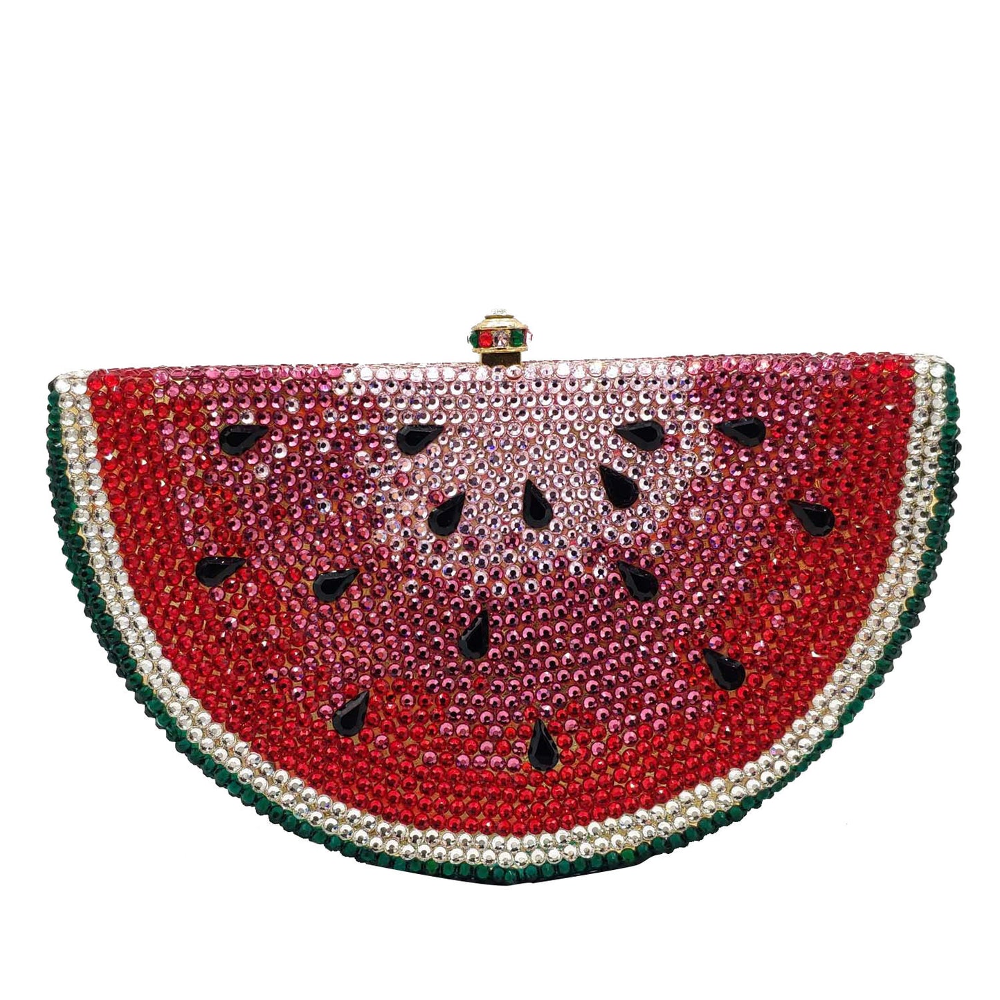 Rhinestone Watermelon Clutch Purse