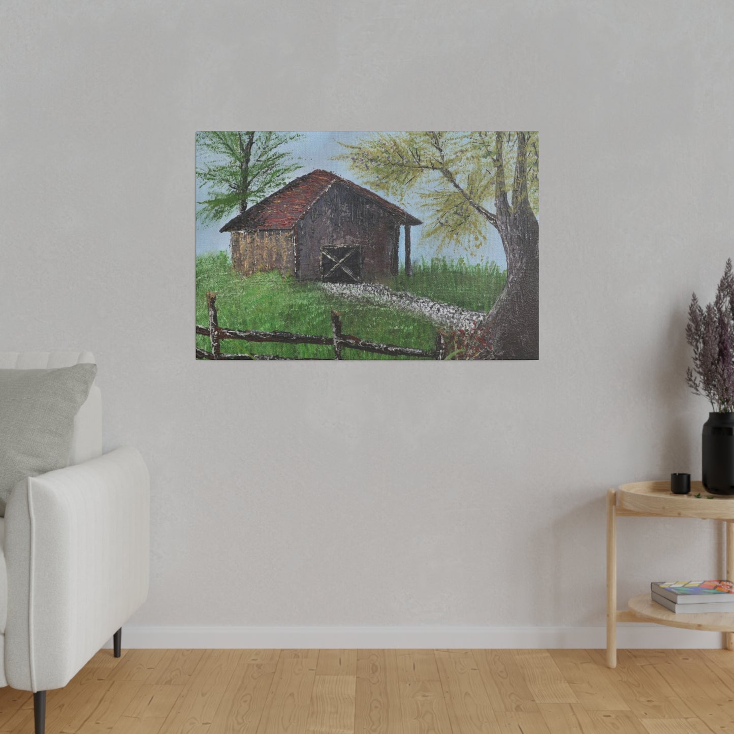 Ole Barn, Matte Canvas, Stretched, 0.75"