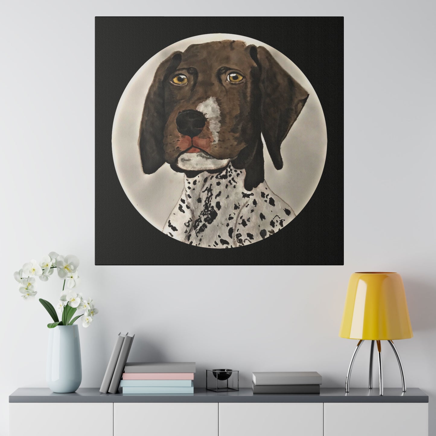 German Shorthaired Pointer, Matte Canvas, Stretched, 0.75"