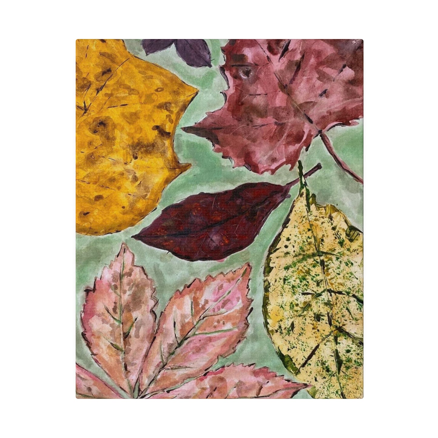 Fall Leaves, Matte Canvas, Stretched, 0.75"