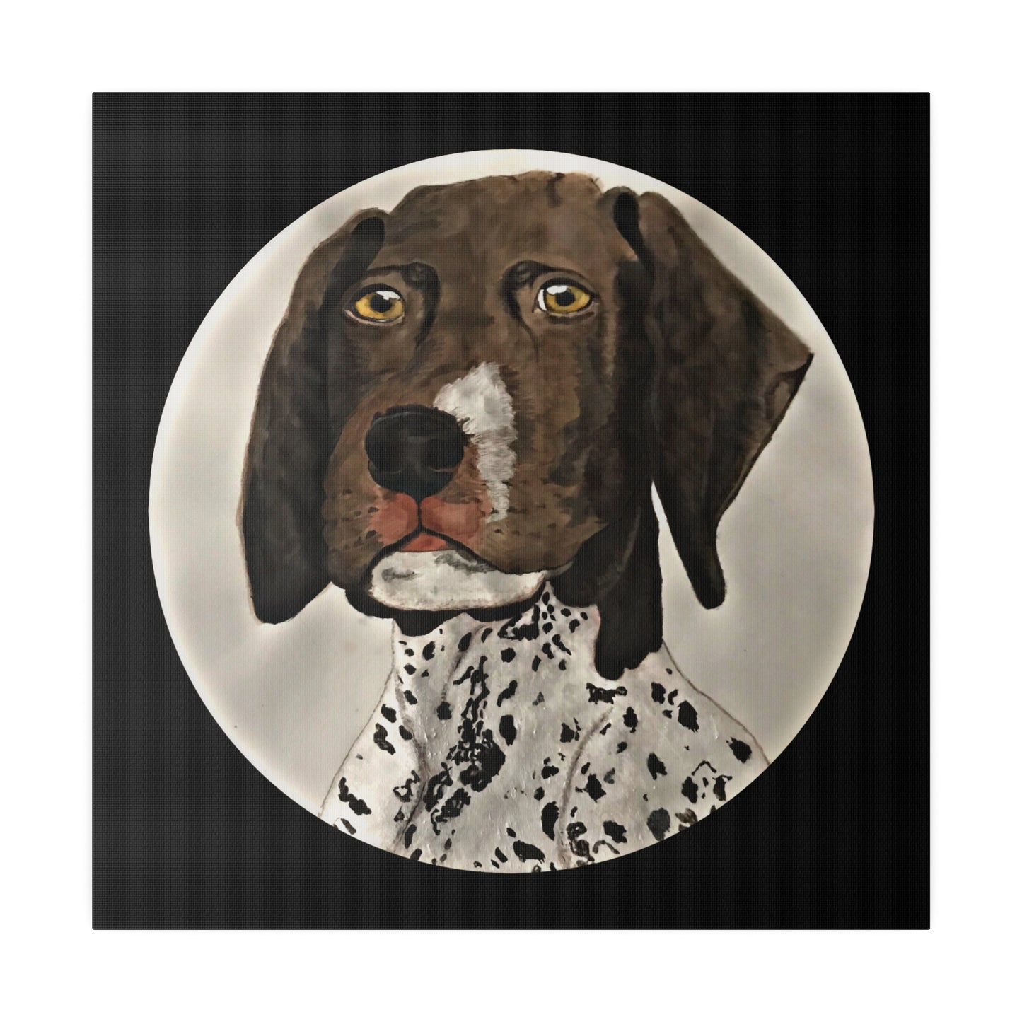 German Shorthaired Pointer, Matte Canvas, Stretched, 0.75"