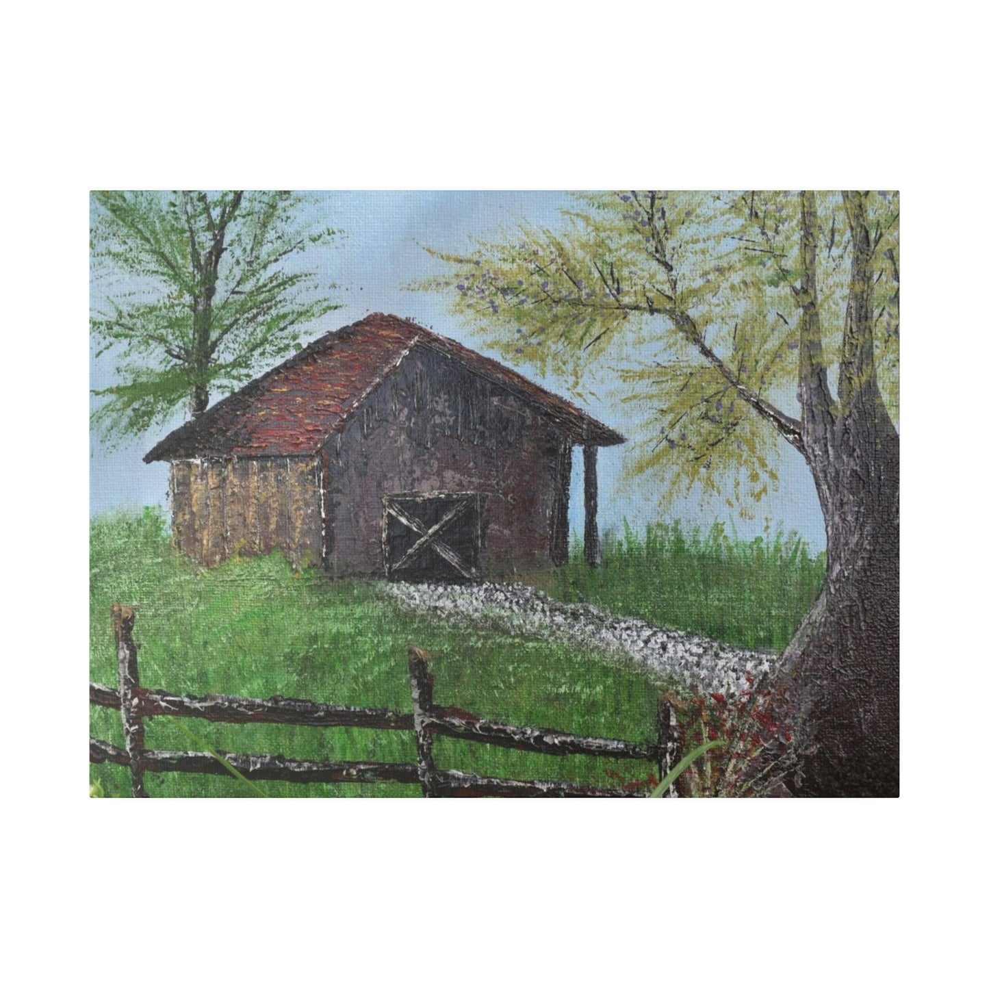 Ole Barn, Matte Canvas, Stretched, 0.75"