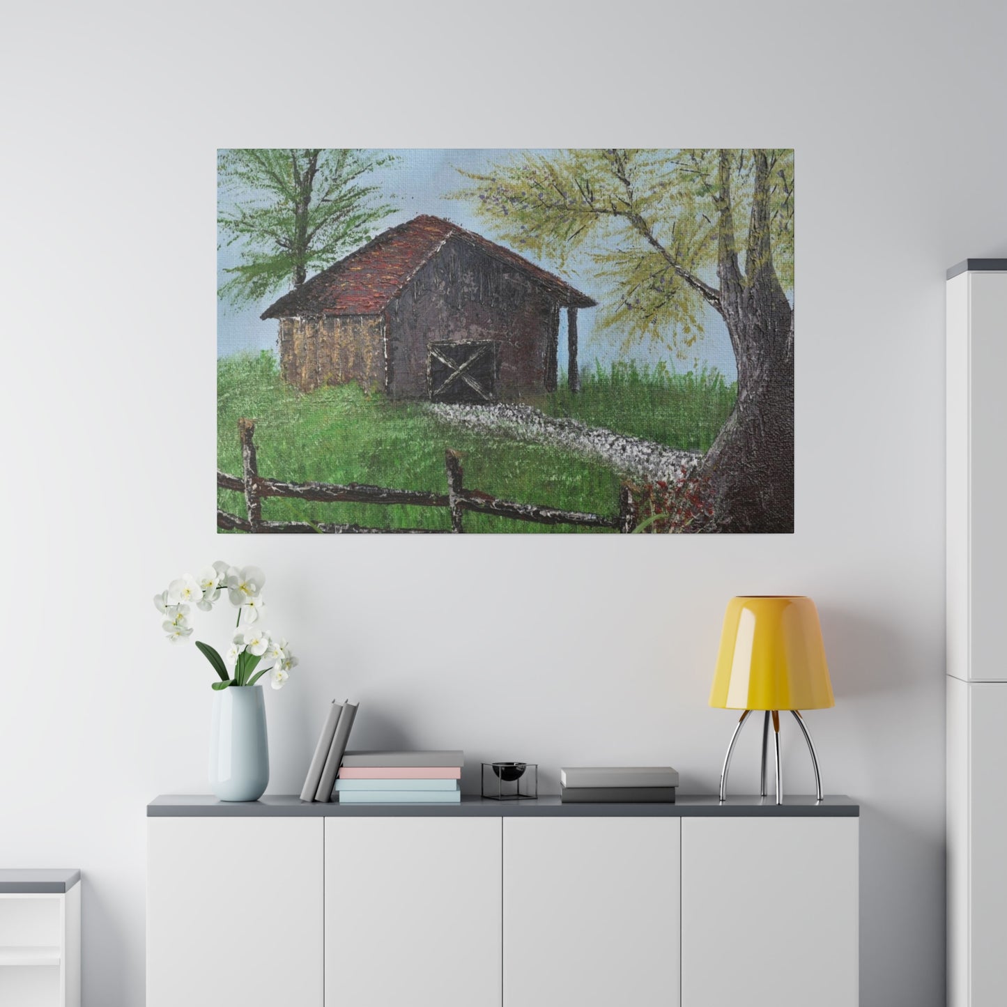 Ole Barn, Matte Canvas, Stretched, 0.75"