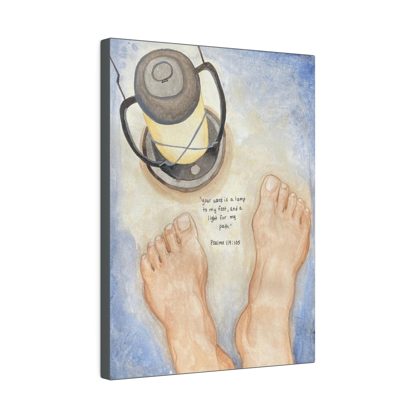 Lamp Unto My Feet, Matte Canvas, Stretched, 0.75"