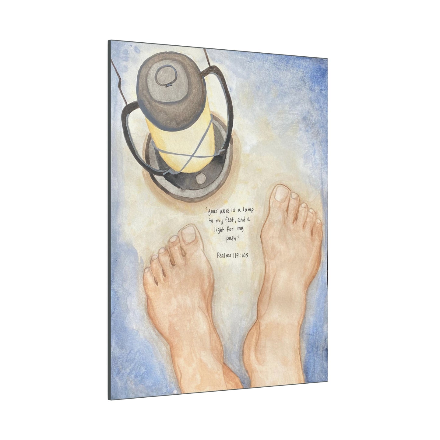 Lamp Unto My Feet, Matte Canvas, Stretched, 0.75"