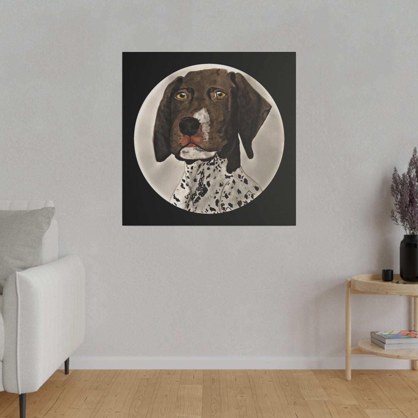 German Shorthaired Pointer, Matte Canvas, Stretched, 0.75"