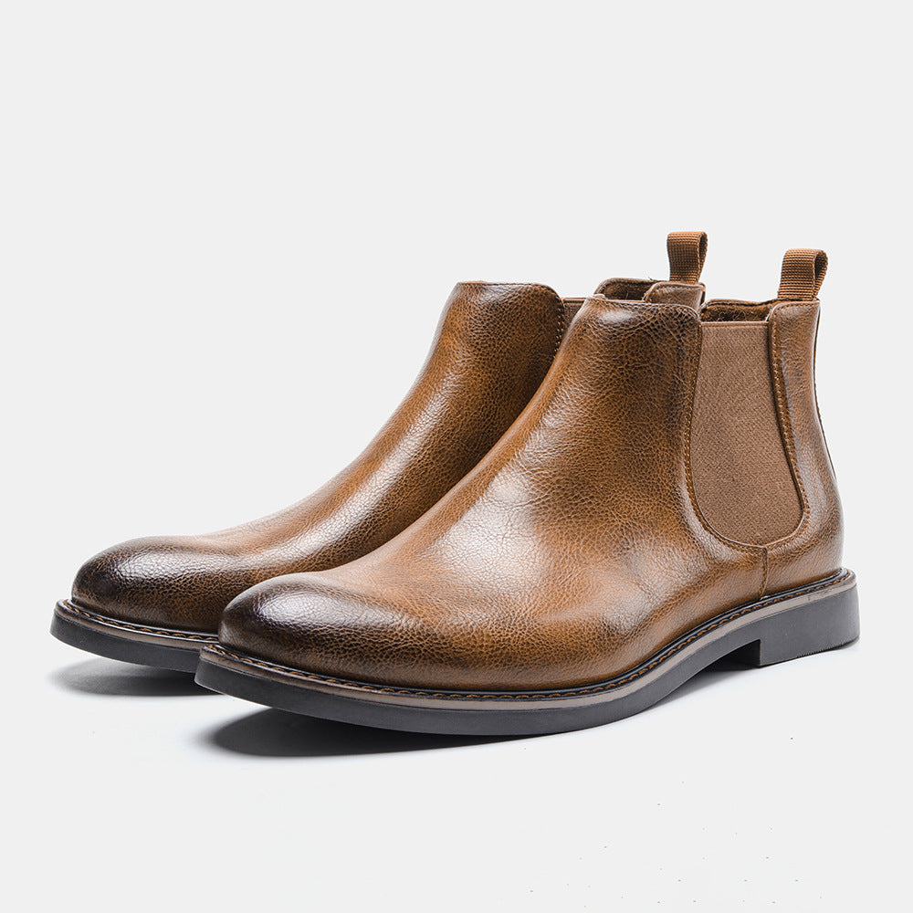 Men's Vintage Leather Chelsea Boots