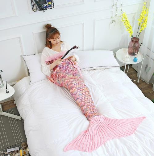 Magical Mermaid Tail Blanket