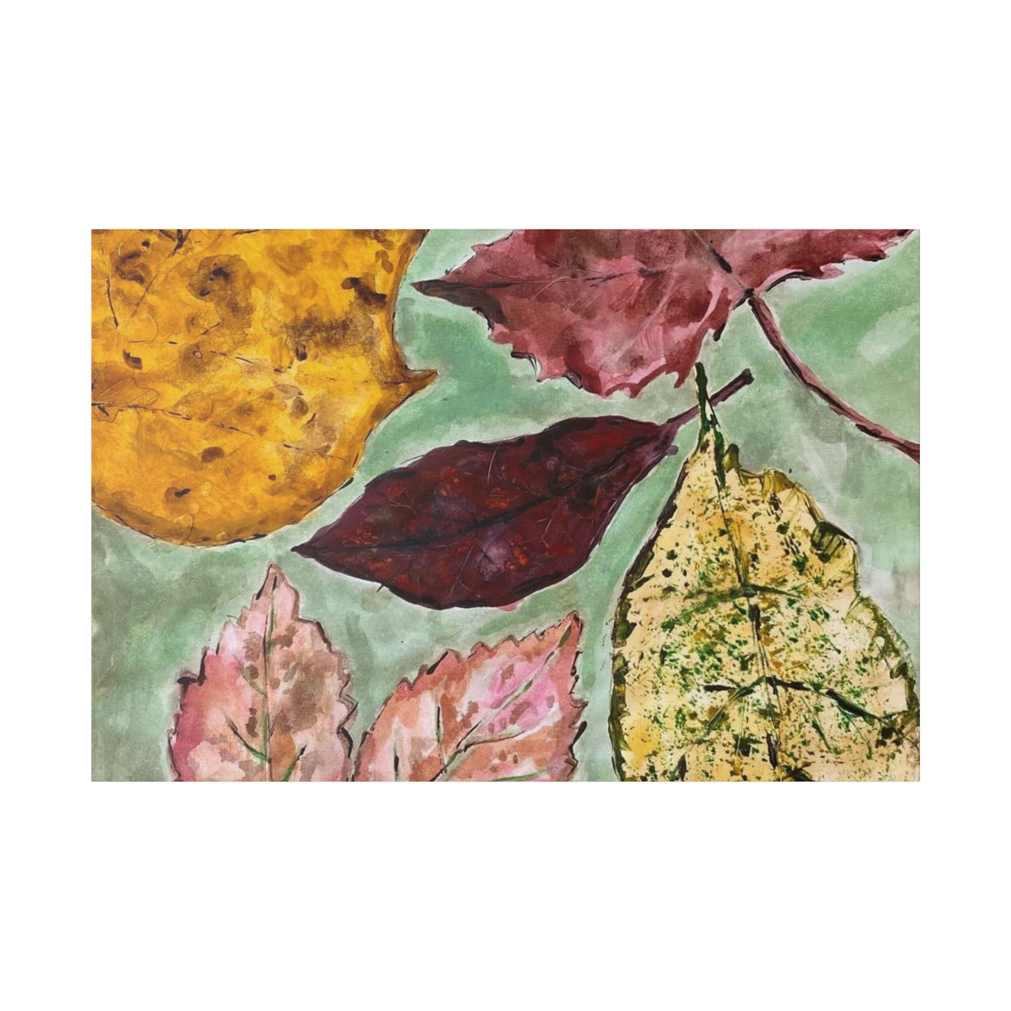 Fall Leaves, Matte Canvas, Stretched, 0.75"