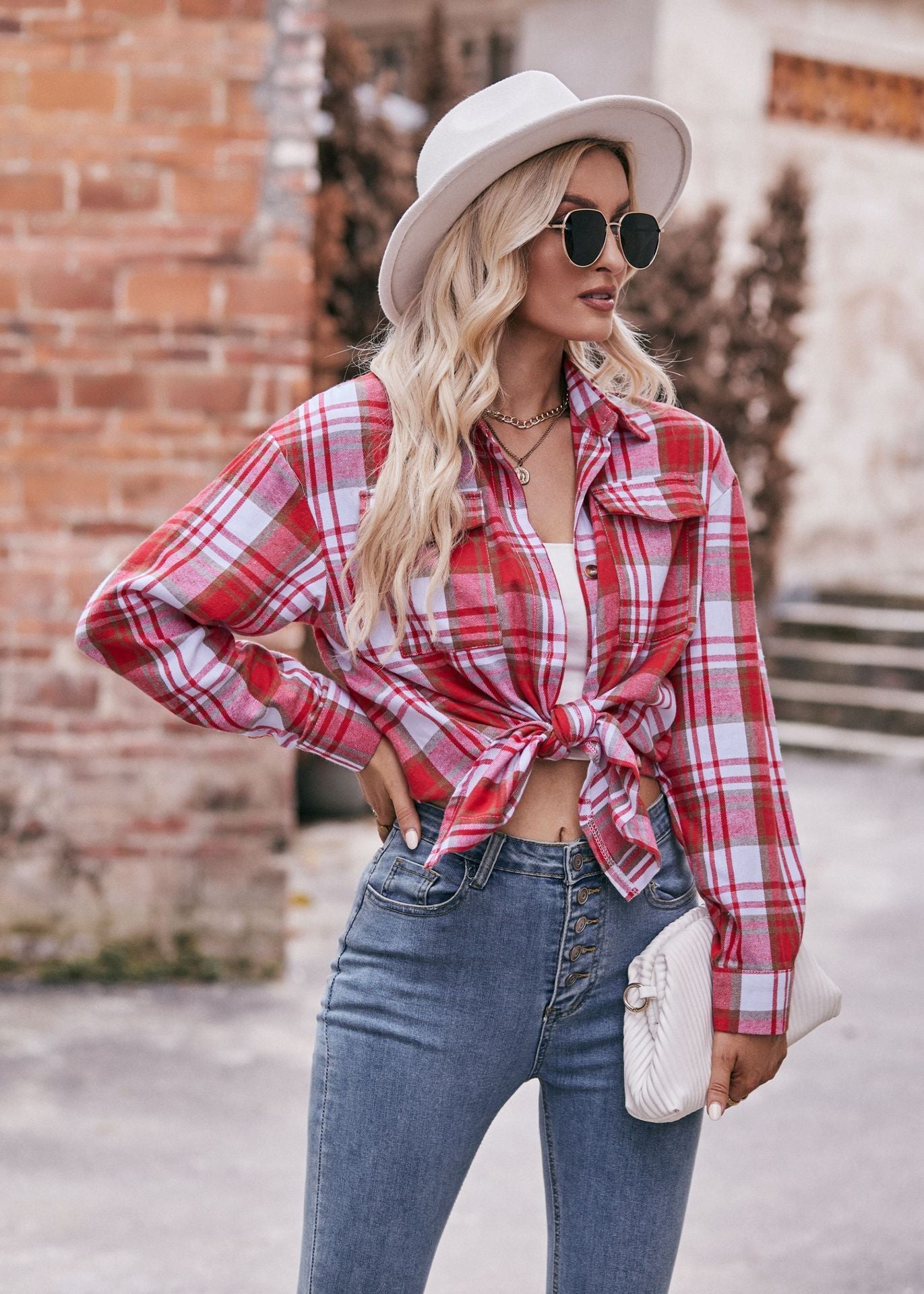 Plaid Button Down