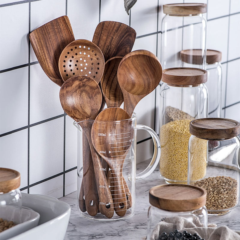 Teak Wood Kitchen Cooking Utensils