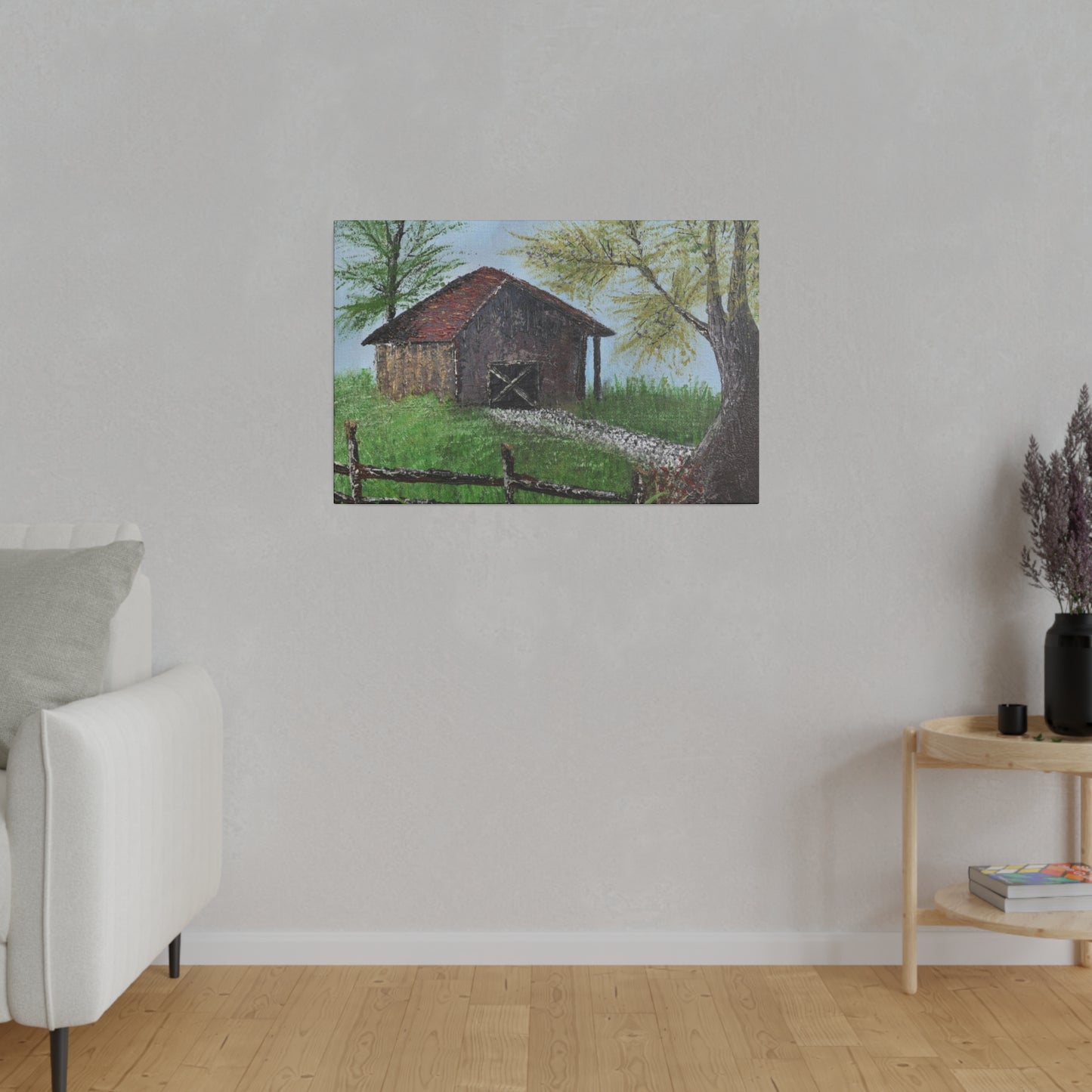 Ole Barn, Matte Canvas, Stretched, 0.75"