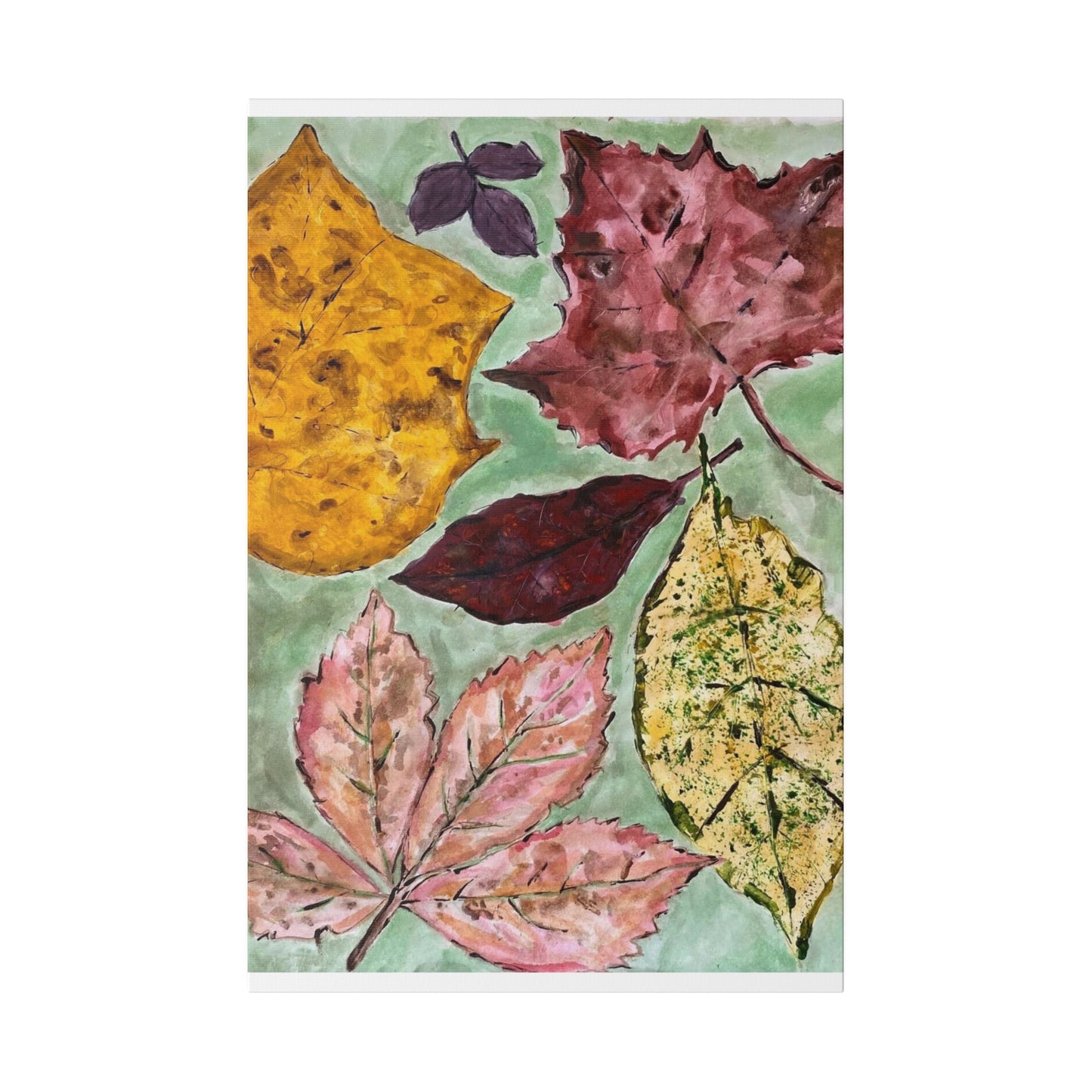 Fall Leaves, Matte Canvas, Stretched, 0.75"