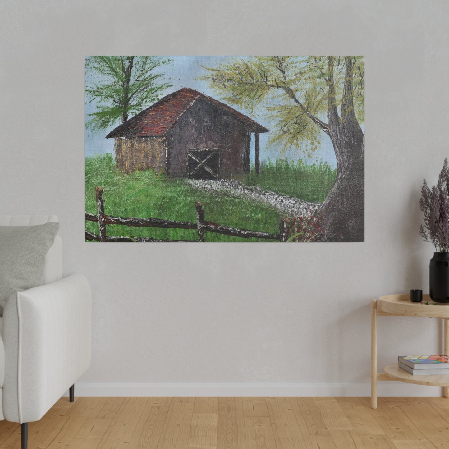 Ole Barn, Matte Canvas, Stretched, 0.75"