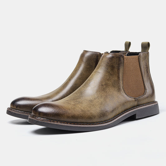Men's Vintage Leather Chelsea Boots