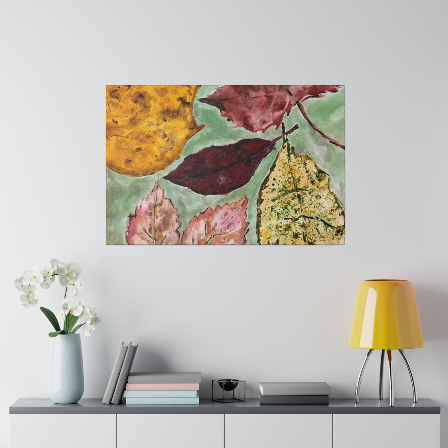 Fall Leaves, Matte Canvas, Stretched, 0.75"