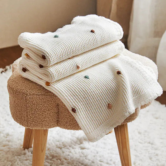 Beige Confetti Blanket