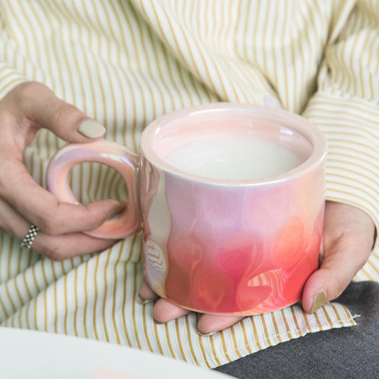 Dented Ombré Coffee Cup