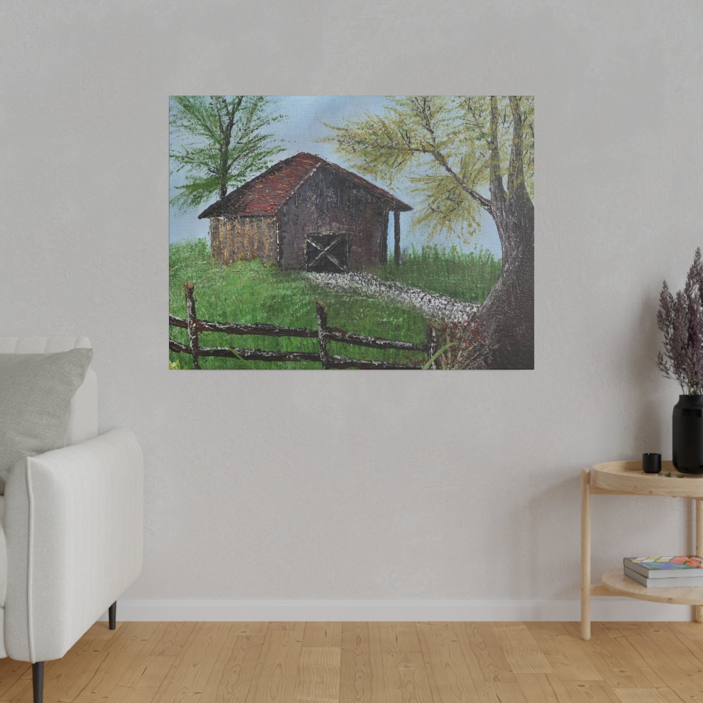 Ole Barn, Matte Canvas, Stretched, 0.75"