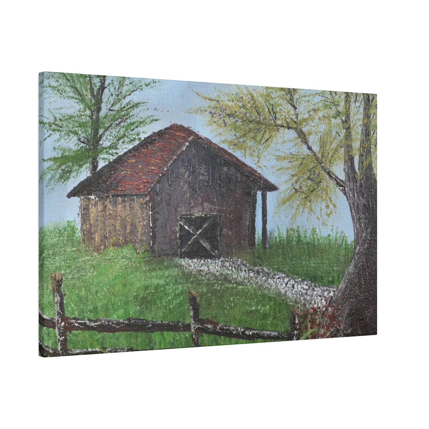 Ole Barn, Matte Canvas, Stretched, 0.75"