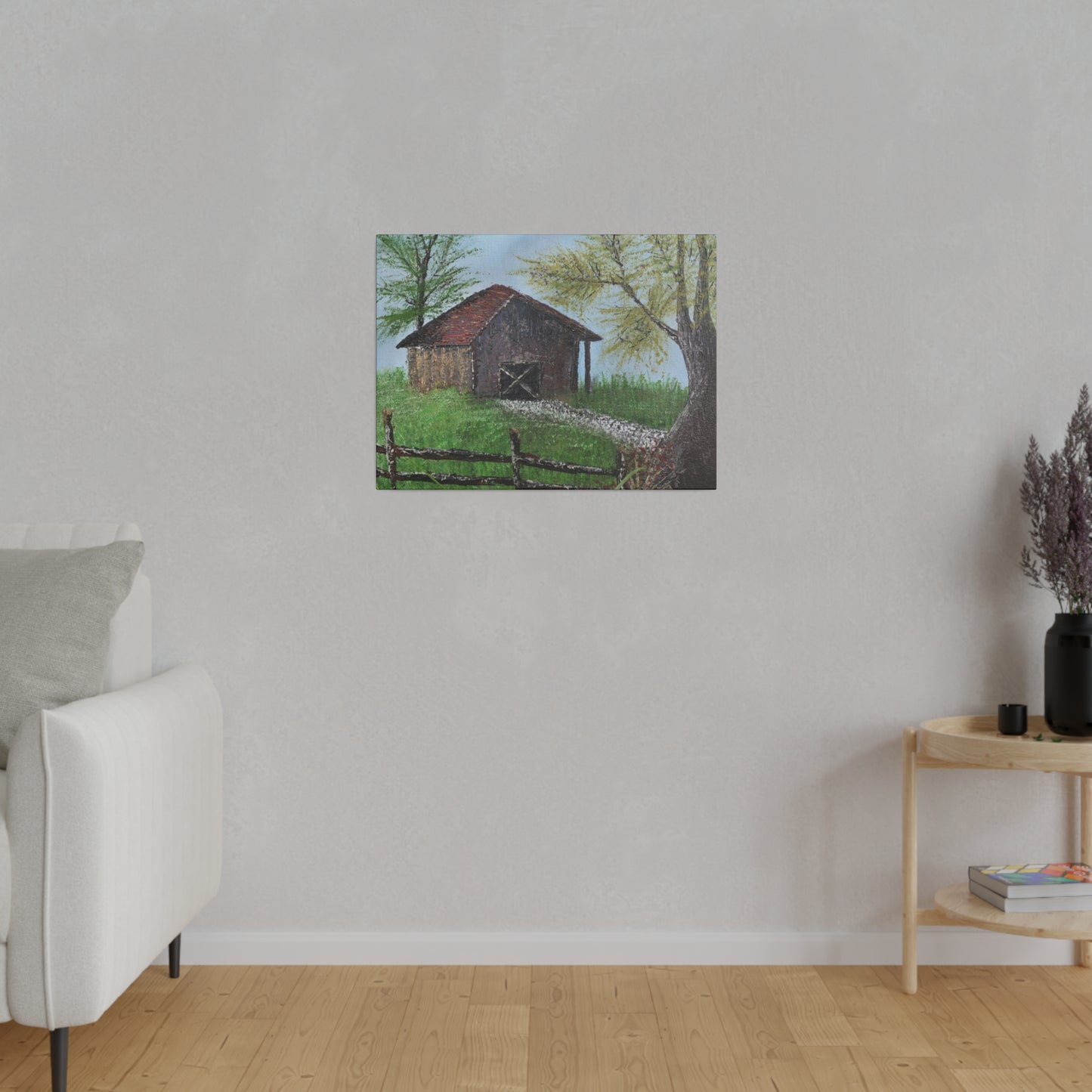 Ole Barn, Matte Canvas, Stretched, 0.75"