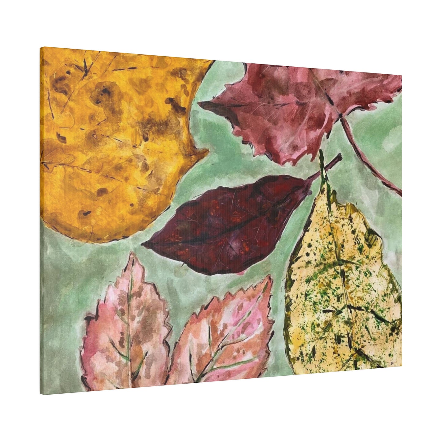 Fall Leaves, Matte Canvas, Stretched, 0.75"