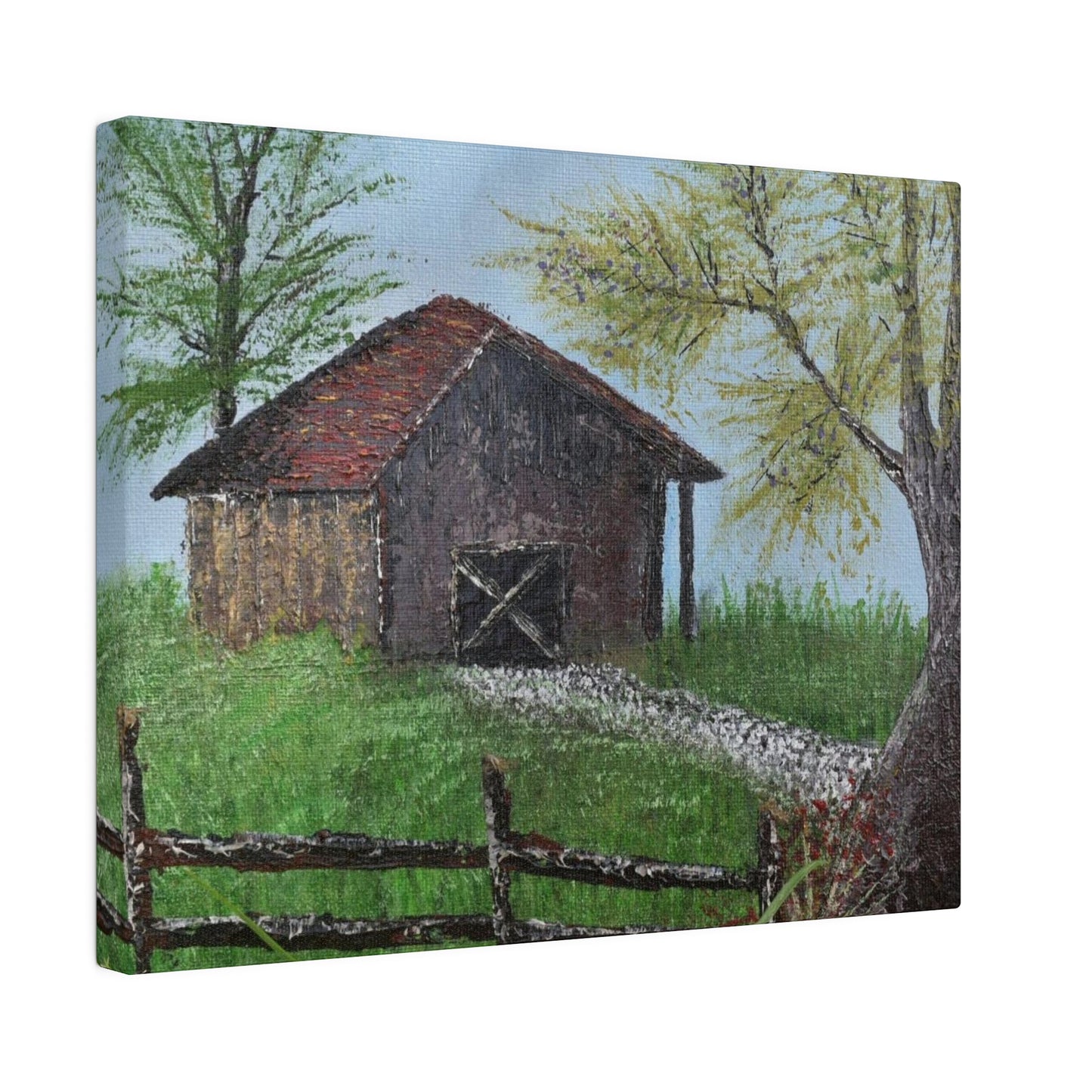 Ole Barn, Matte Canvas, Stretched, 0.75"