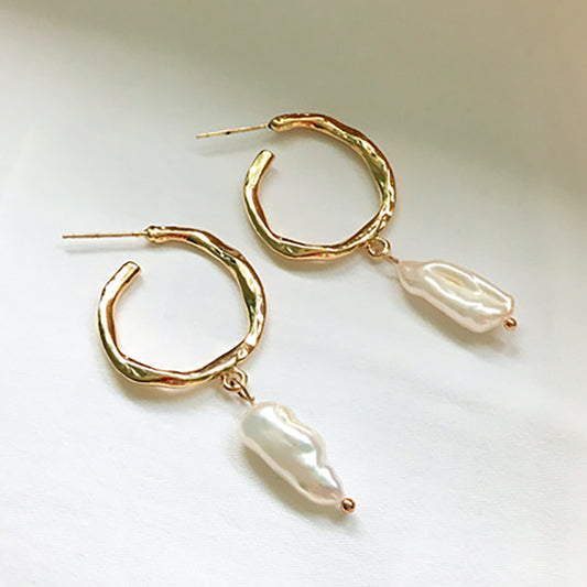 Pearl Dangle Earrings